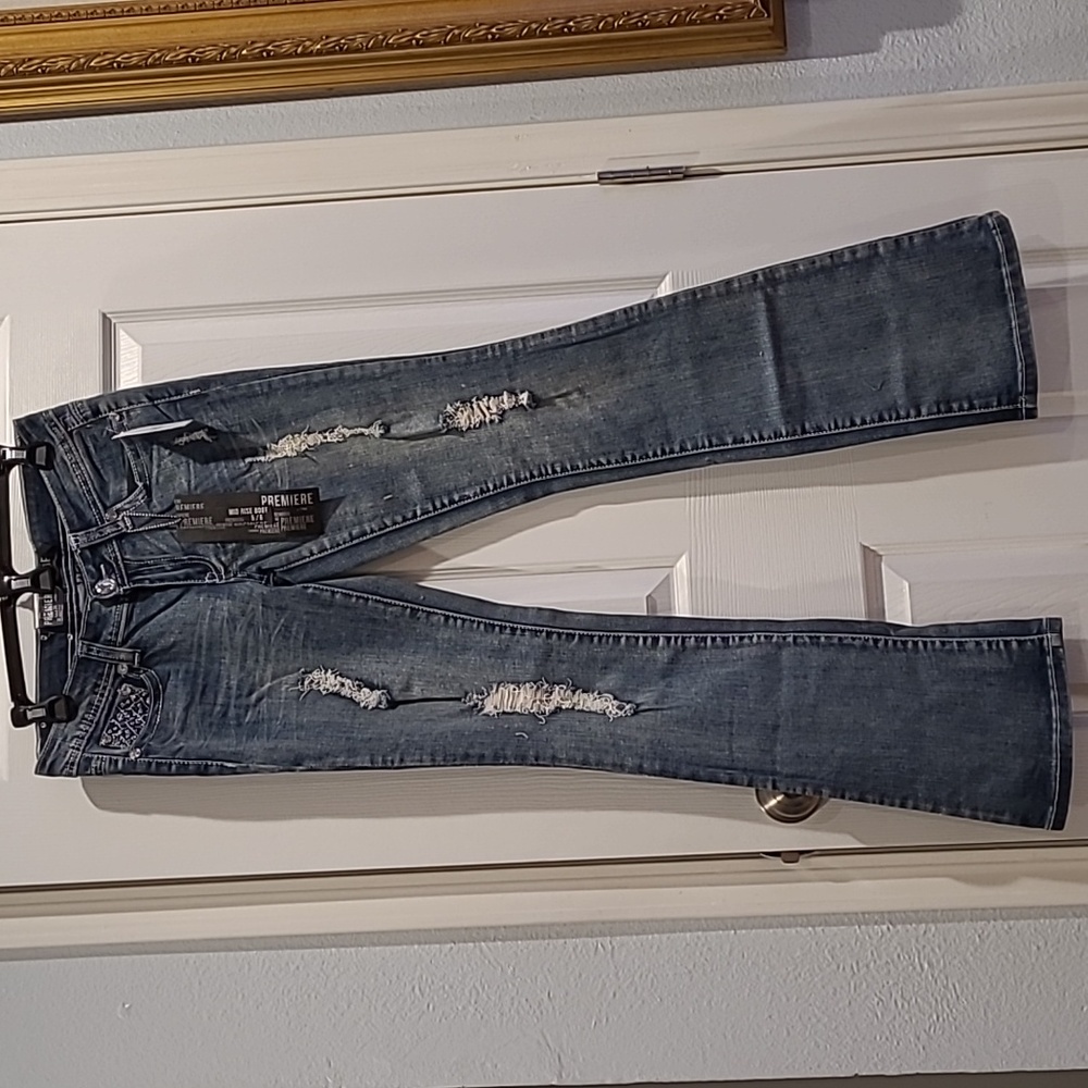 Rue21 Premiere Midrise Boot Cut Womens Blue Jeans Size 5/6